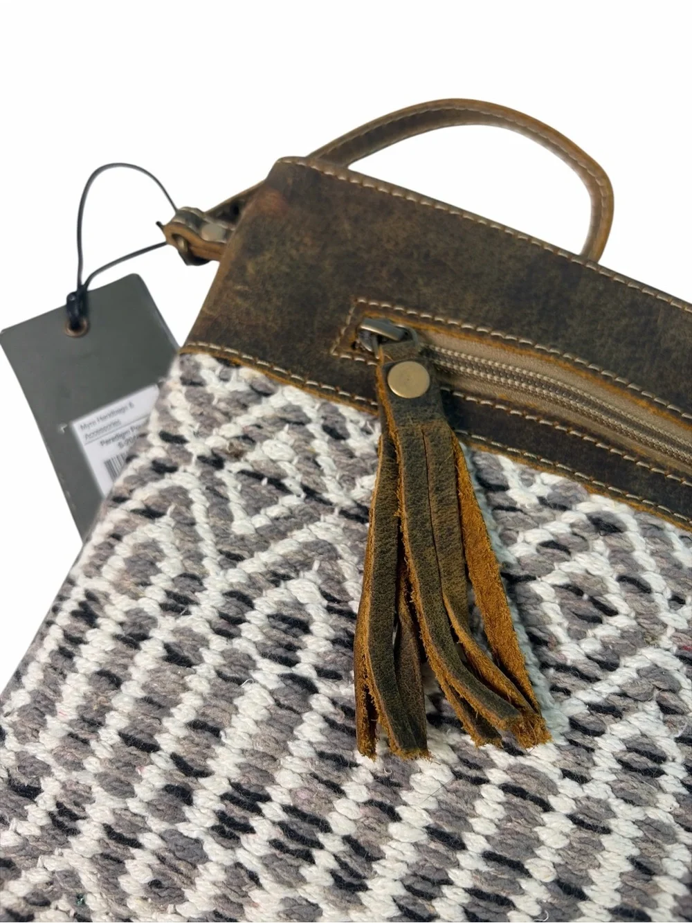 Myra Bag S-2042 Rug, Distressed Leather, Canvas 9.5